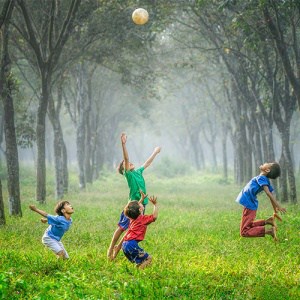 children playing