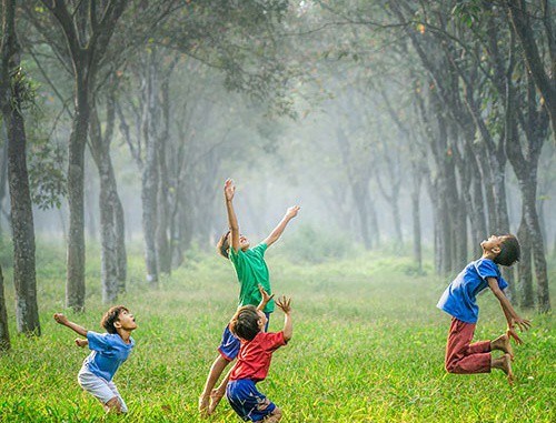 Out-of-the-mouth-of-babes children playing