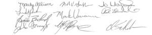 Church Council Signatures