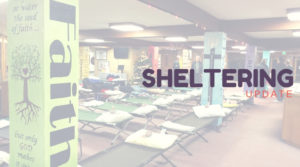 sheltering update